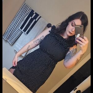 Who What Wear Polka Dot Dress